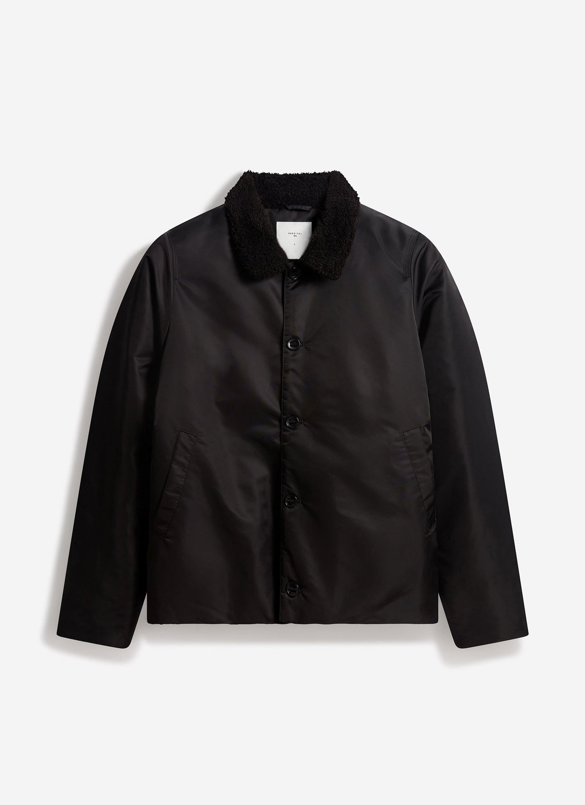 Doppio Bomber Jacket - Nylon - Black