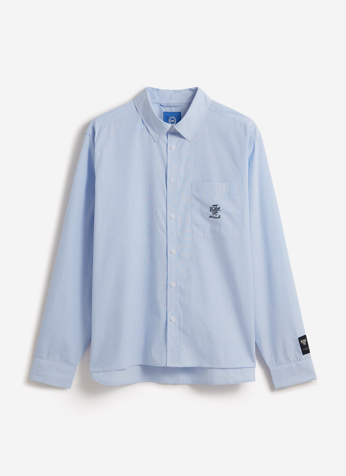 Men's Striped Pearce Long Sleeve Shirt - Percival x BHAFC - Blue