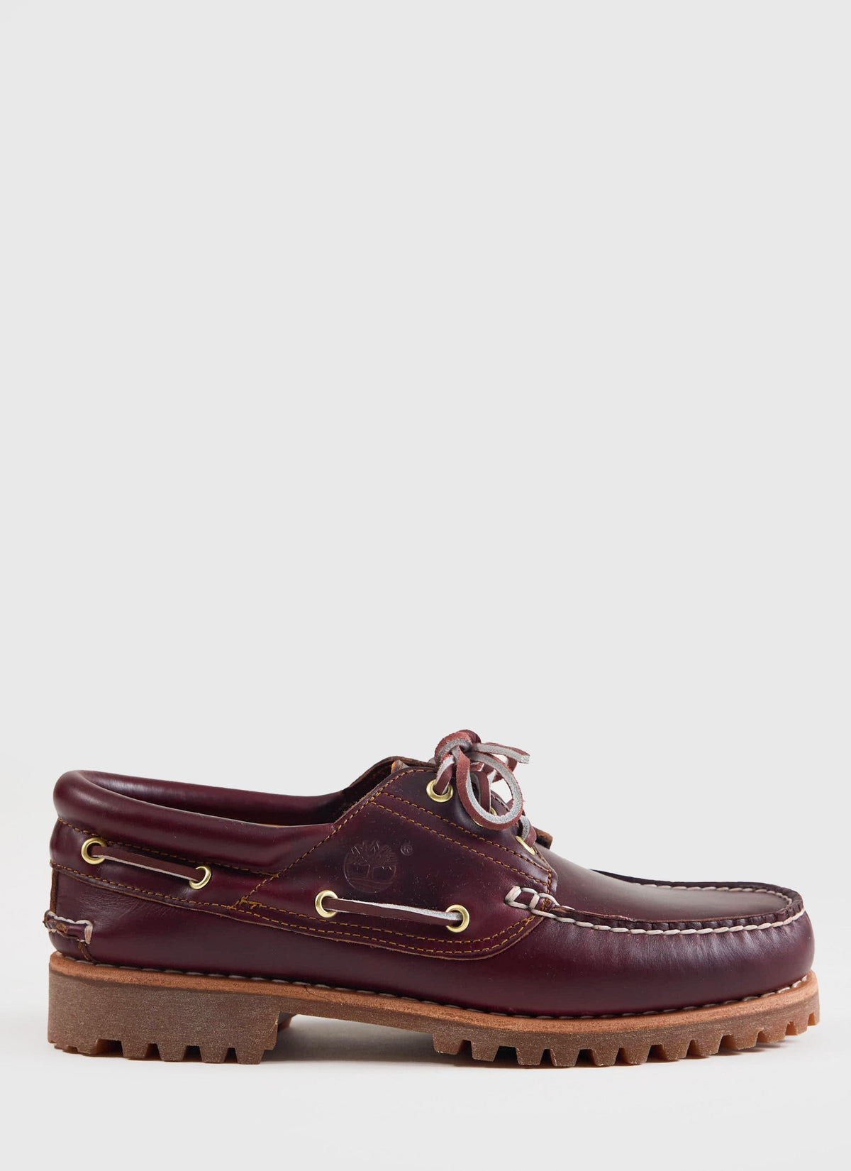 Men's Boat Shoe - Timberland Authentic - Burgundy Leather
