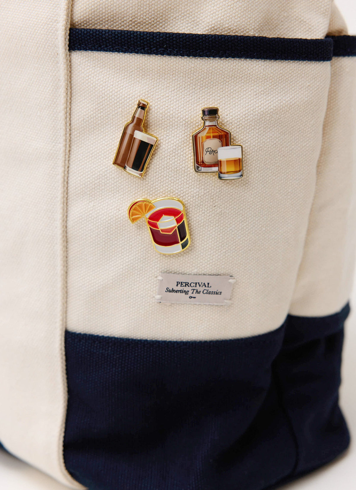 Percival Negroni Pin Badges - Multi