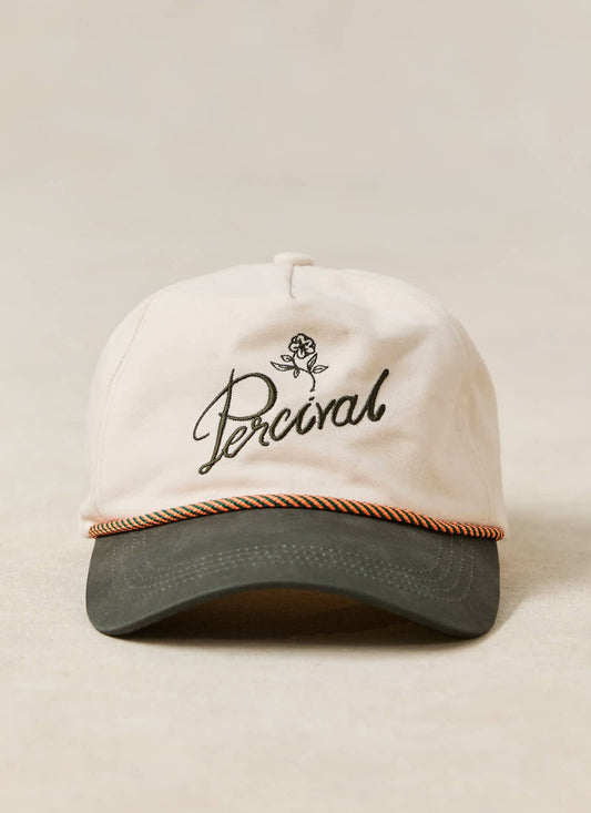 Men's Rope Trucker Cap: Spencer - Cotton - Cream - Percival