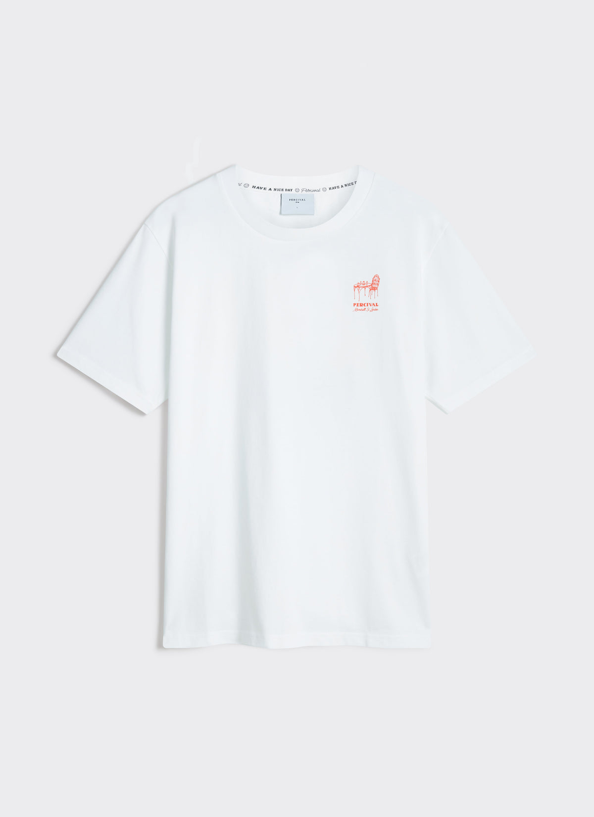 Men's Graphic T Shirt - Fine Wines - Cotton - White
