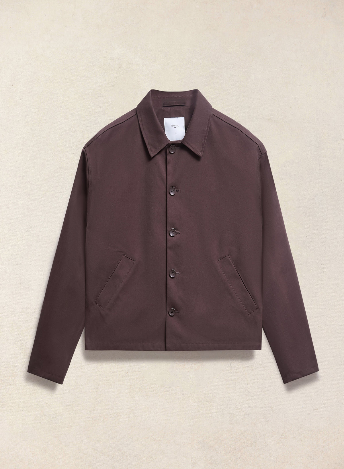 Men's Cropped Waterproof Trench Coat - Carter - Brown - Percival