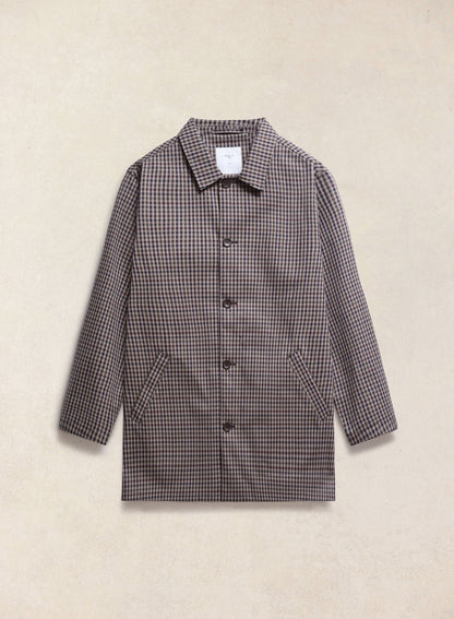 Men's Short Trench Coat - Sherlock - Watcher Check - Percival
