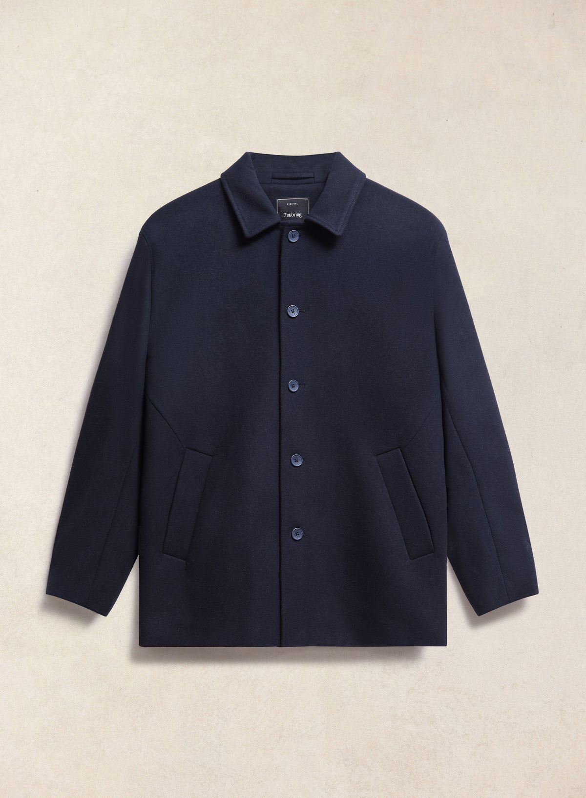 Men's Black Short Trench Coat - Sherlock - Waterproof - Percival