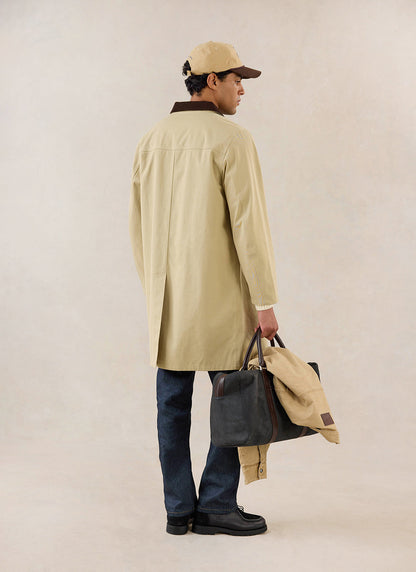 Men's Long Trench Coat - Wilson - Waterproof - Tan - Percival