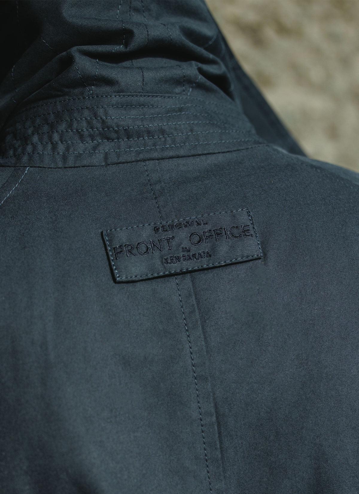 Men's Mac Trench Coat - Limited Edition Percival x Front Office - Navy