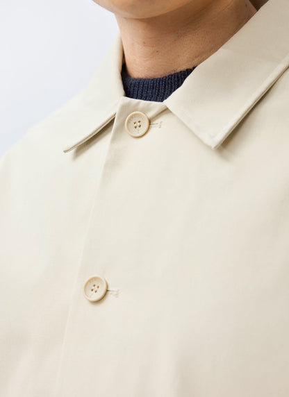 Men's Sherlock Short Trench Coat - Waterproof - Cream