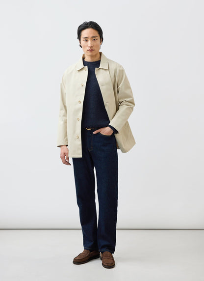 Men's Sherlock Short Trench Coat - Waterproof - Cream