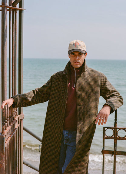 Men's Wool Minnesota Overcoat - Watcher Check - Percival