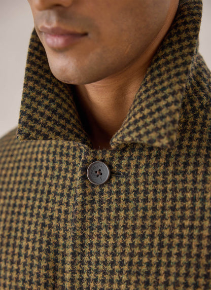 Men's Wool Minnesota Overcoat - Watcher Check - Percival