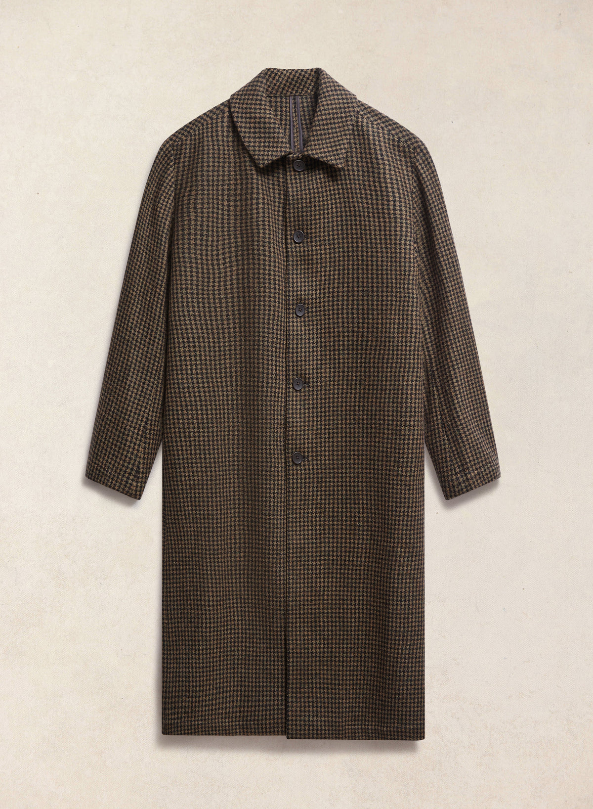 Men's Wool Minnesota Overcoat - Watcher Check - Percival