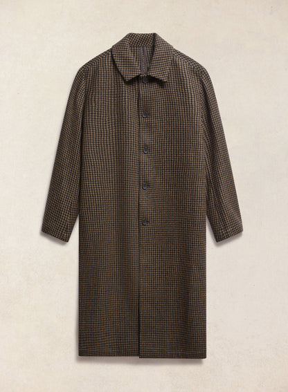 Men's Wool Minnesota Overcoat - Watcher Check - Percival
