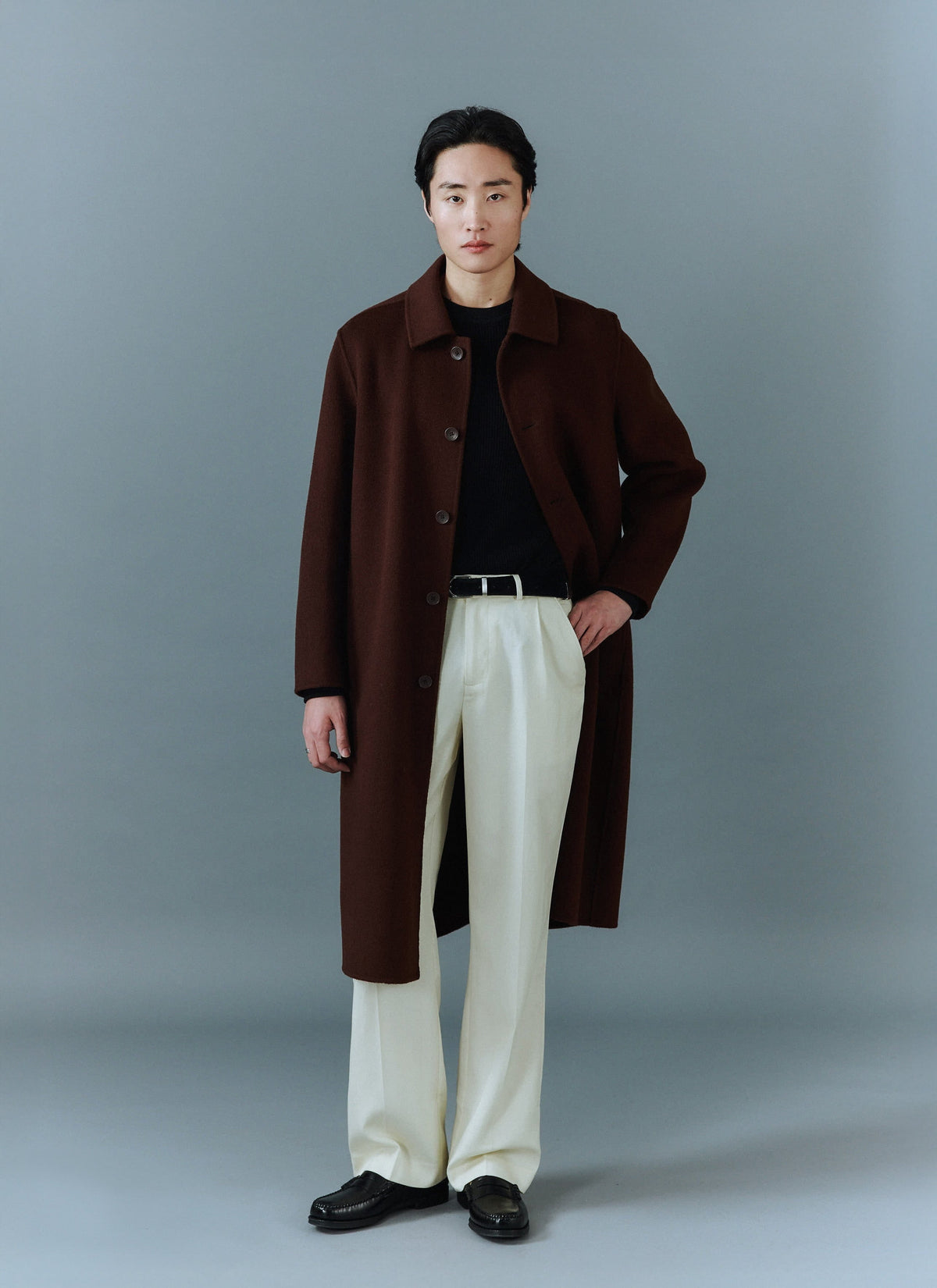 Minnesota Overcoat - Wool - Espresso Brown