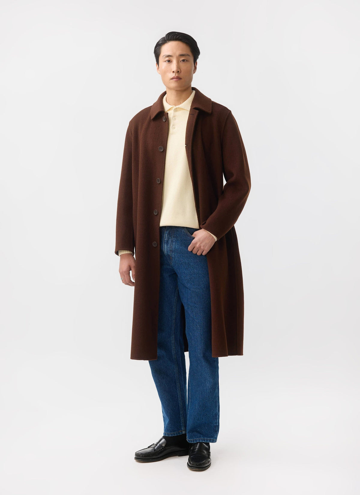 Minnesota Overcoat - Wool - Espresso Brown