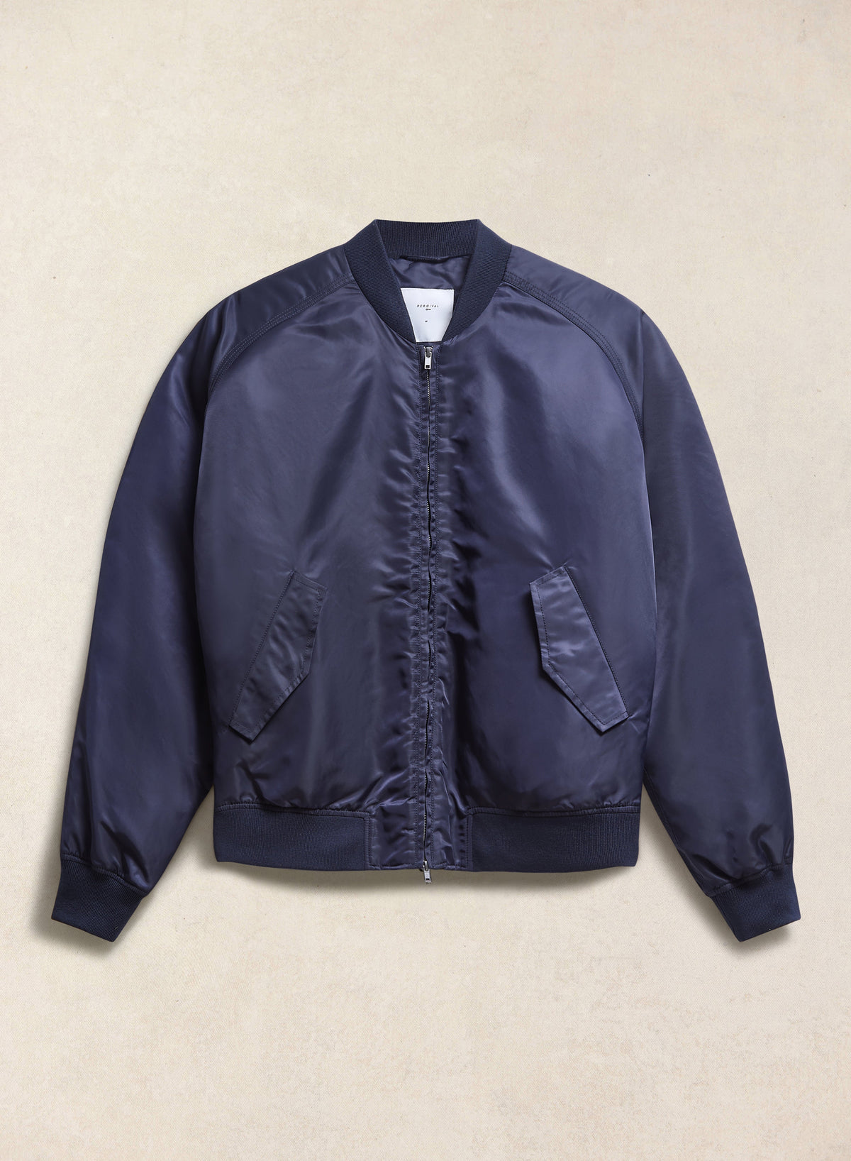 Men's Bomber Jacket - Nylon - Midnight Blue - Percival