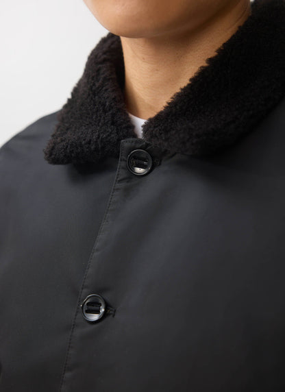 Doppio Bomber Jacket - Nylon - Black