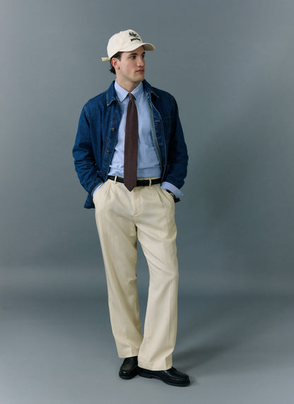 Men's Chore Jacket - Denim - Mid Wash Blue