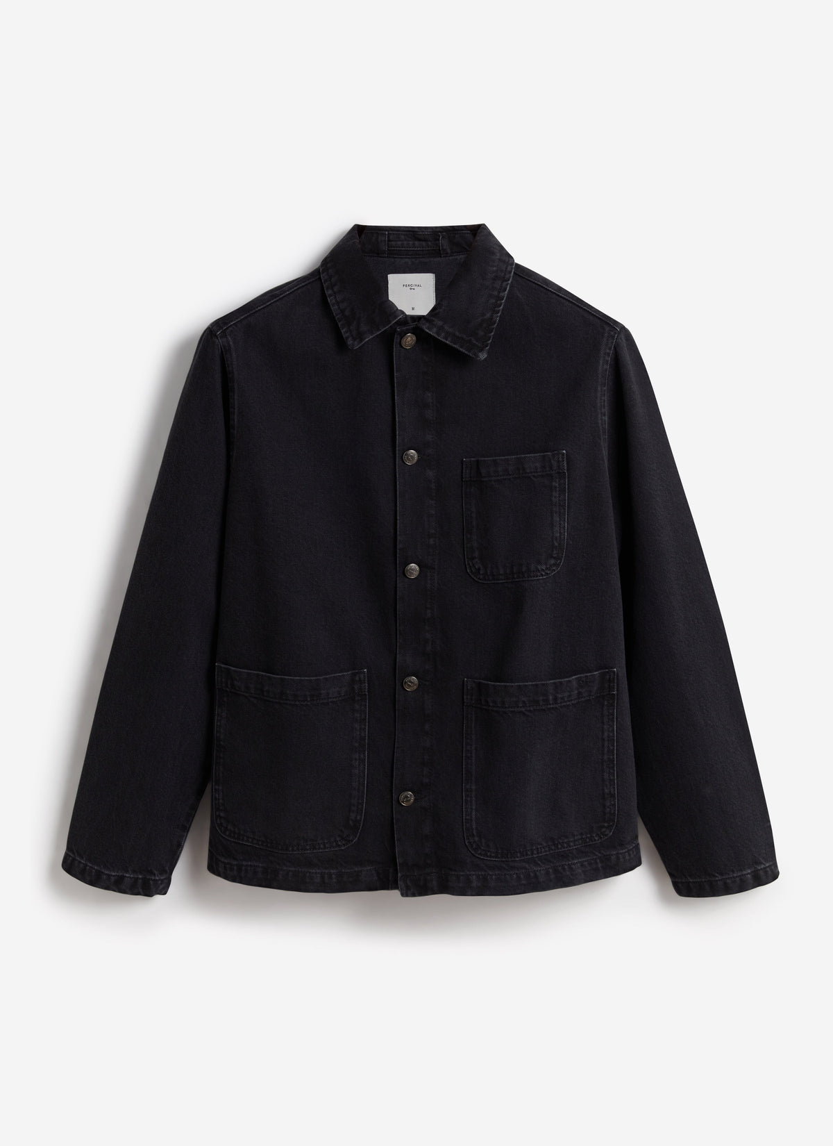 Men's Chore Jacket - Denim - Dark Indigo Blue