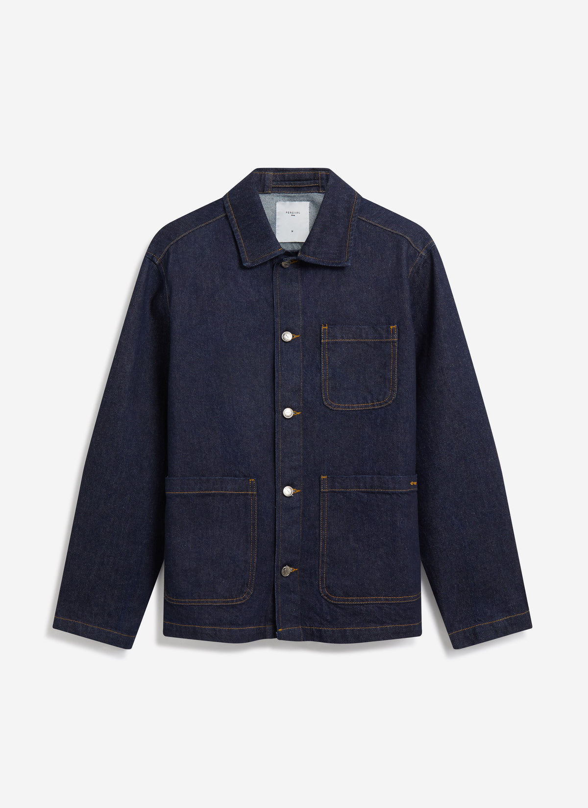 Men's Chore Jacket - Denim - Dark Indigo Blue