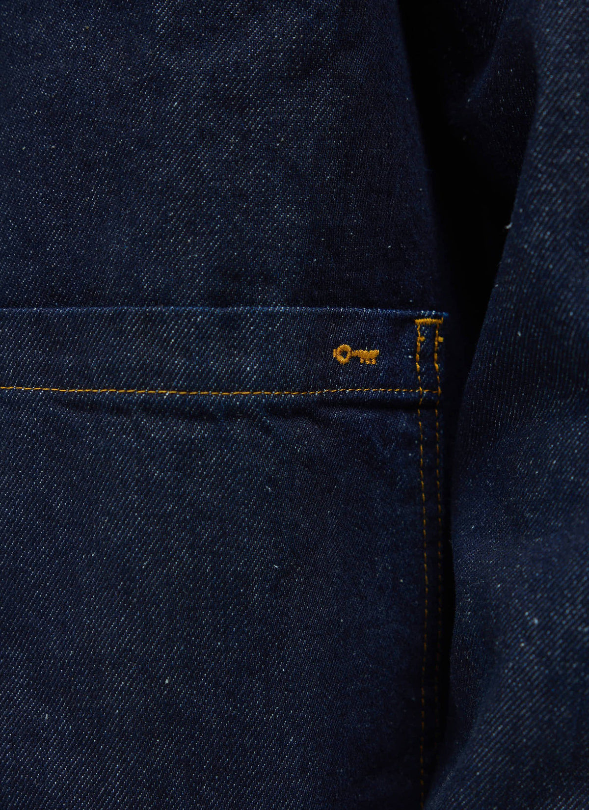 Men's Chore Jacket - Denim - Dark Indigo Blue