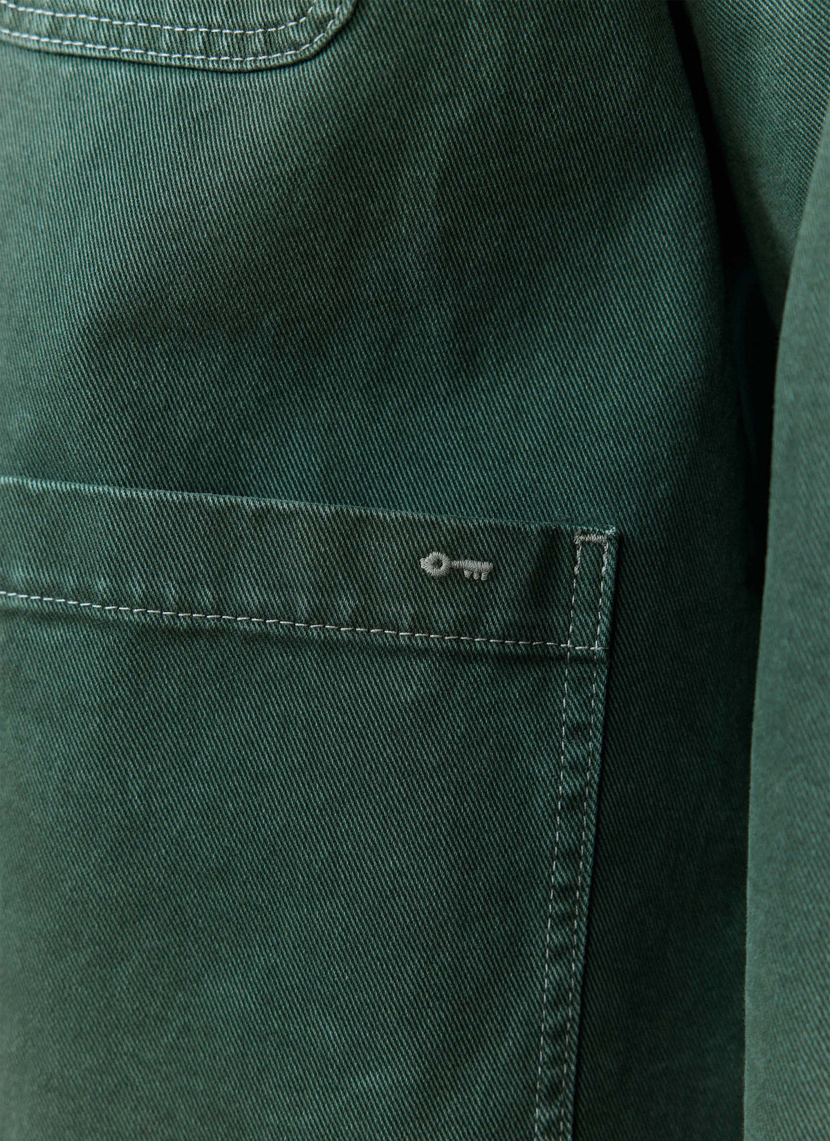 Men's Chore Jacket - Denim - Green