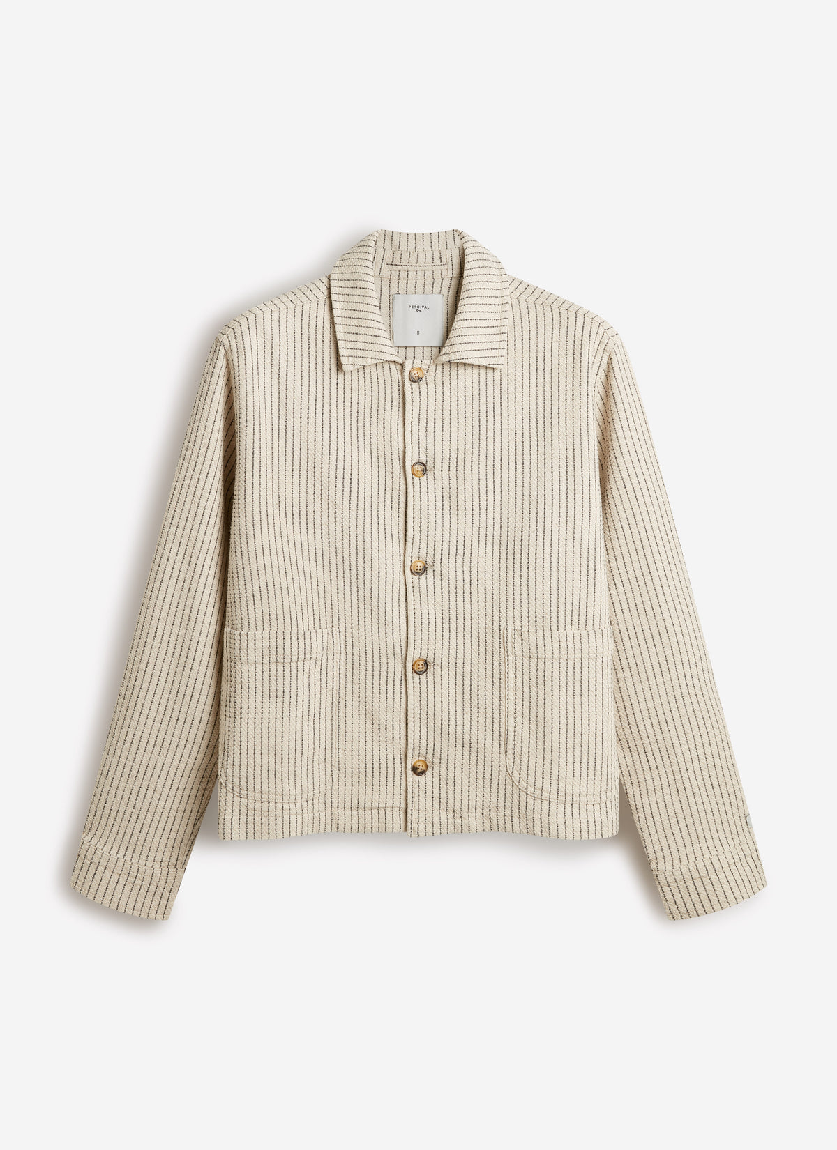 Men's Sorrento Overshirt Jacket - Linen - Cream
