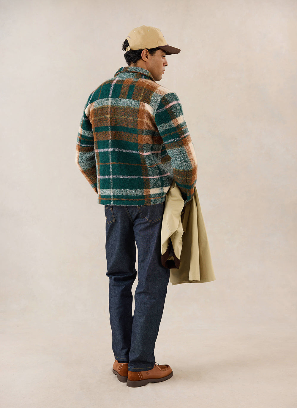 Knowles Overshirt - Wool - Multi Check - Percival
