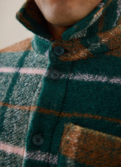 Knowles Overshirt - Wool - Multi Check - Percival