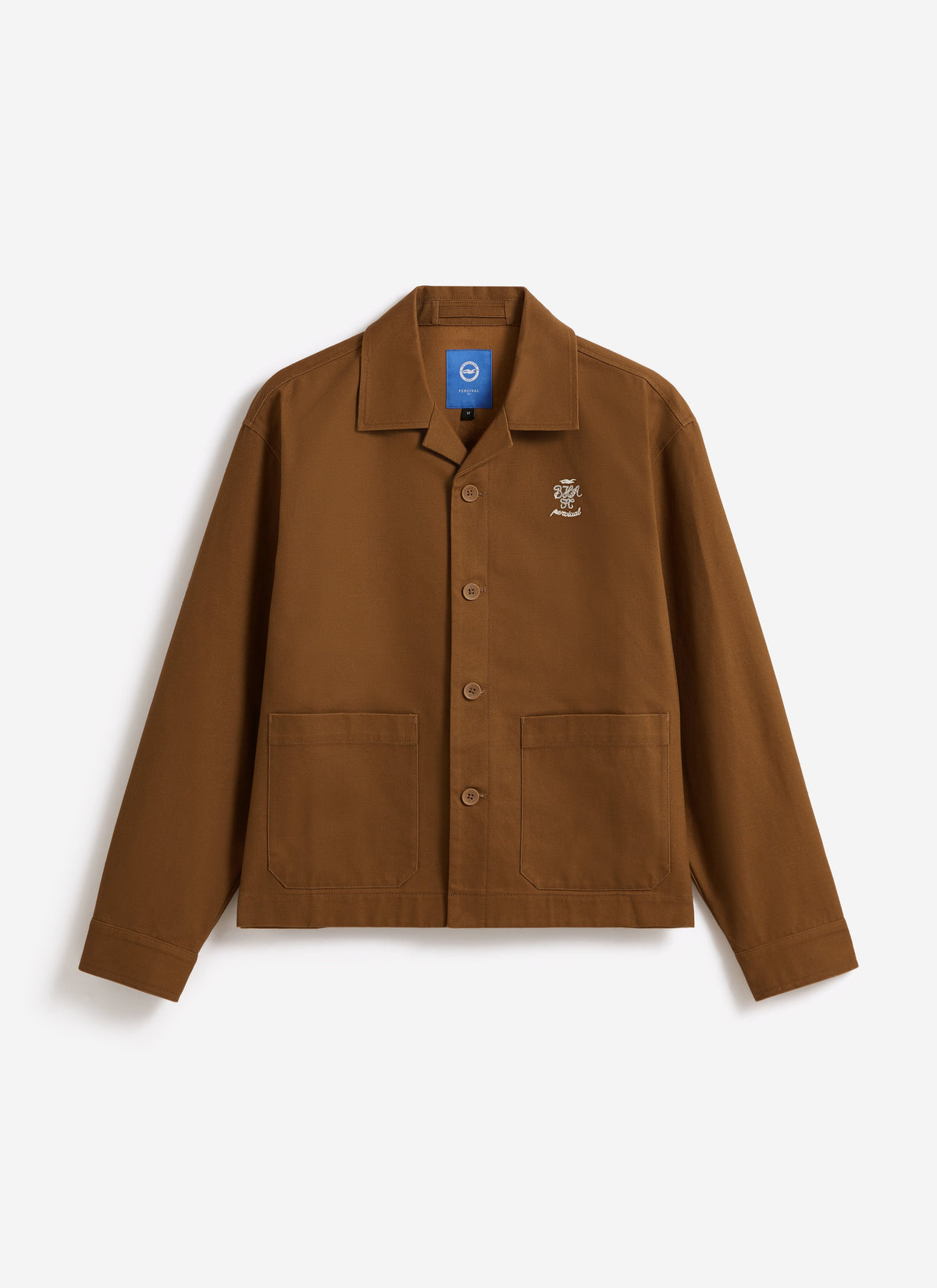 Men's Canvas Overshirt - BHAFC x Percival - Brown - Cotton