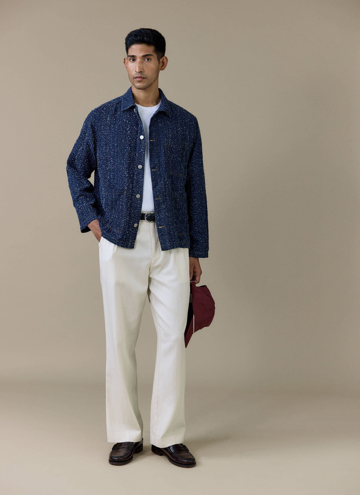 Men's Chore Jacket - Parsons - Cotton - Blue
