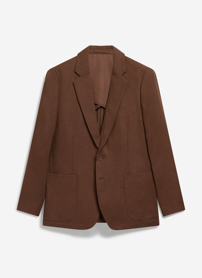 Men's Linen Blazer - Suit Jacket - Brown