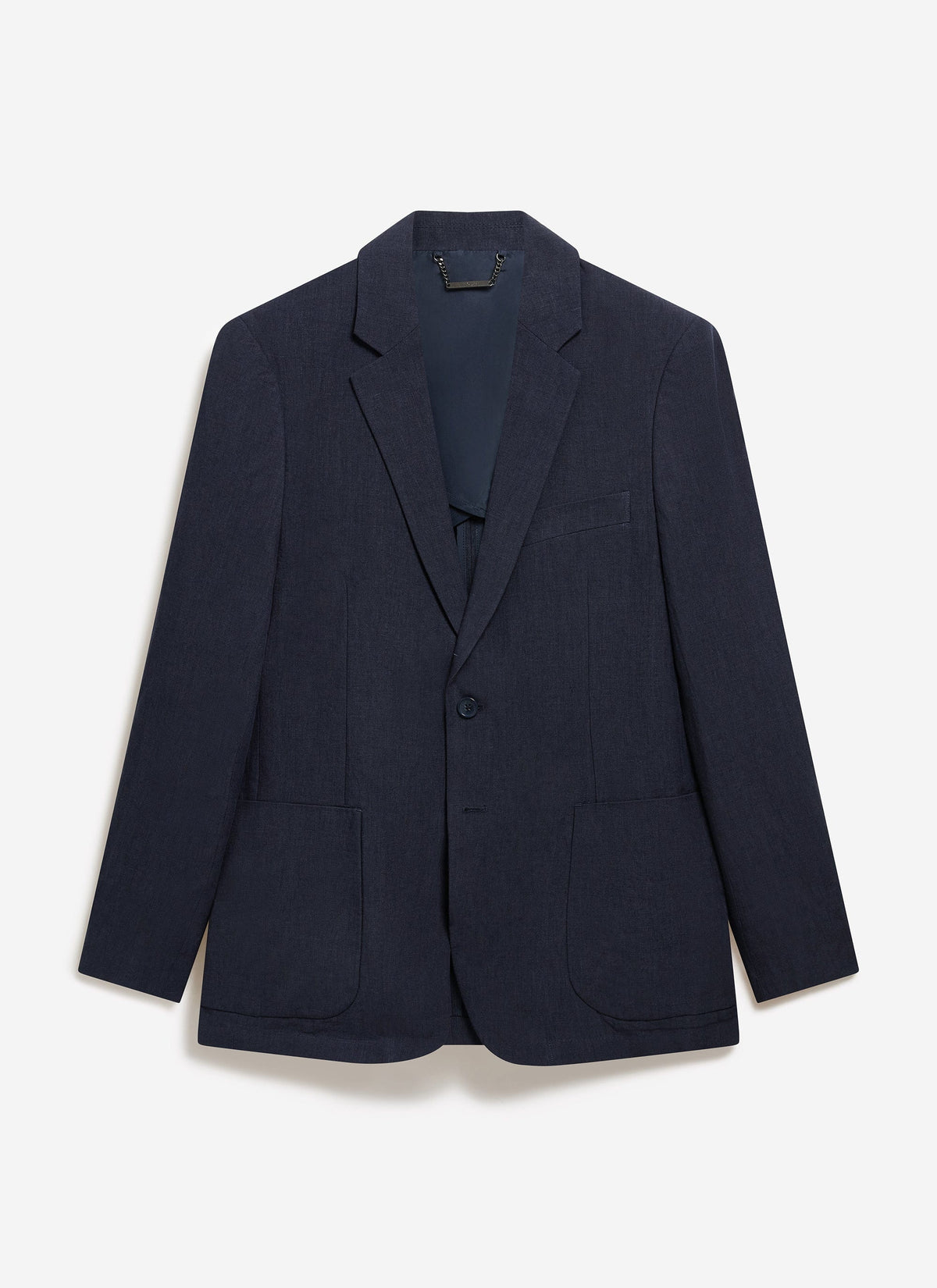 Men's Linen Blazer - Suit Jacket - Navy Blue
