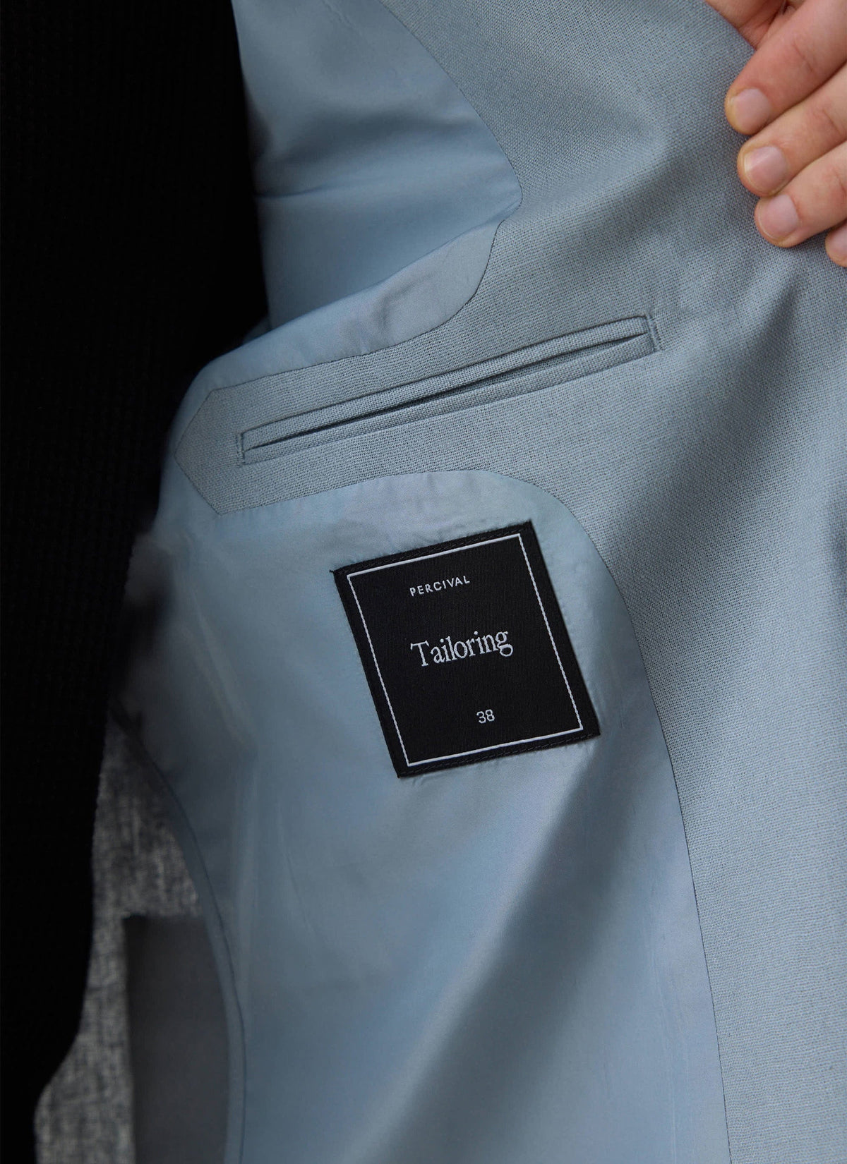 Percival Men's Linen Blazer - Wedding Suit Jacket - Light Blue