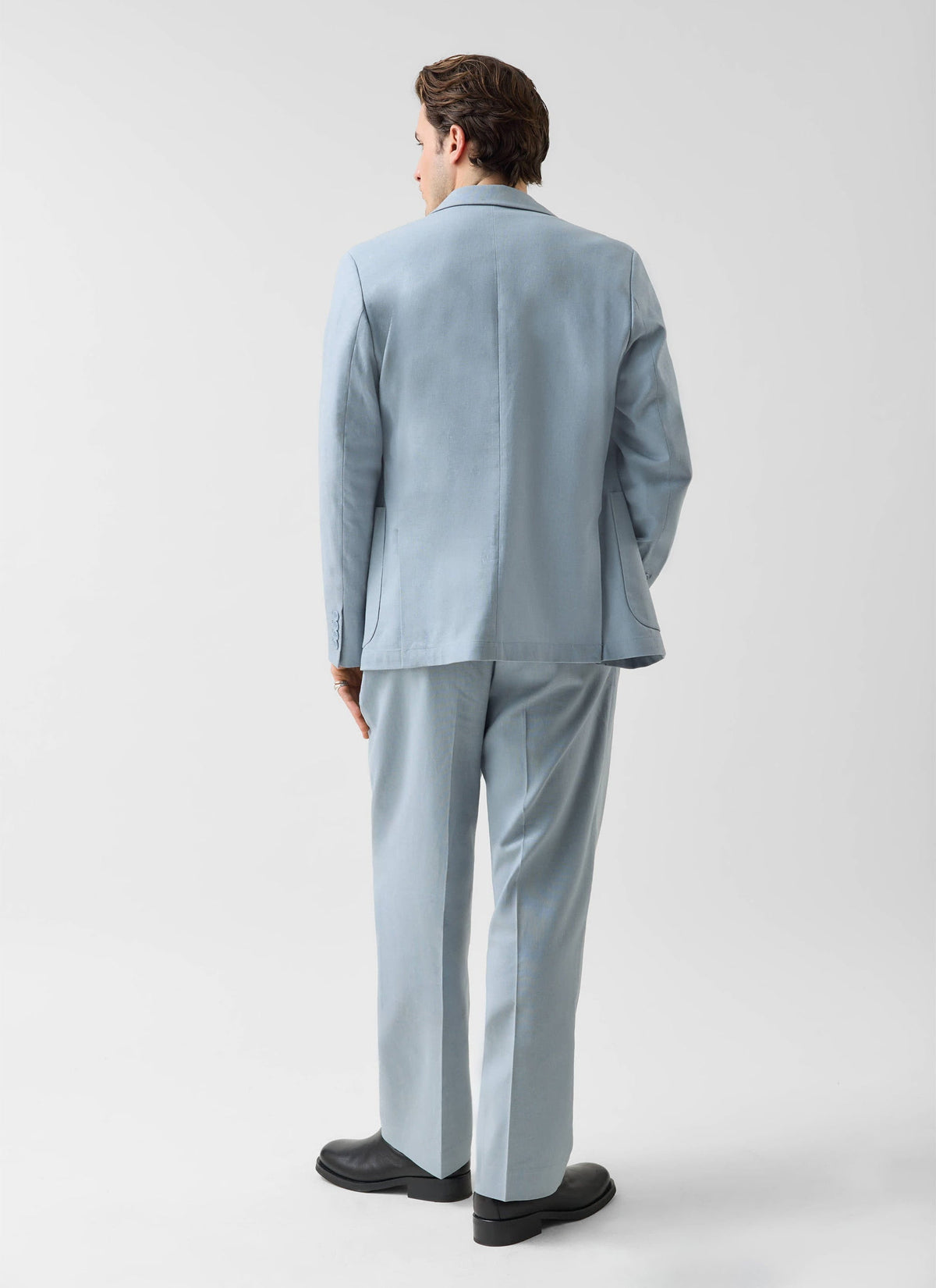 Percival Men's Linen Blazer - Wedding Suit Jacket - Light Blue