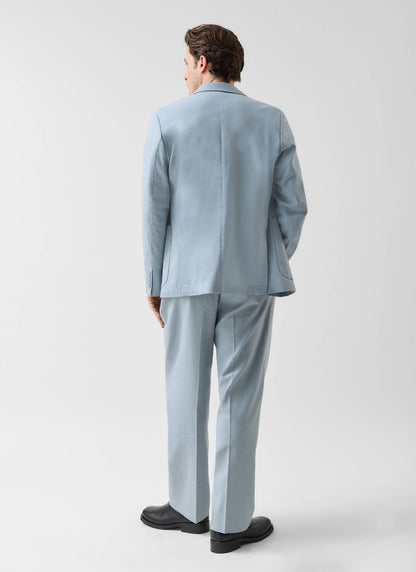 Percival Men's Linen Blazer - Wedding Suit Jacket - Light Blue