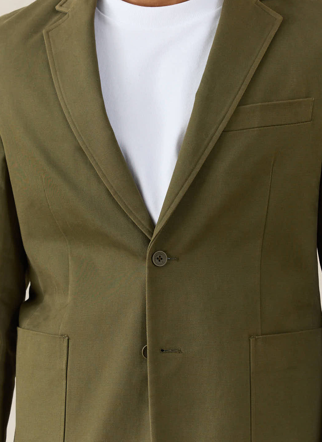 Men's Tailored Moleskin Blazer - Suit Jacket - Forest Green - Percival