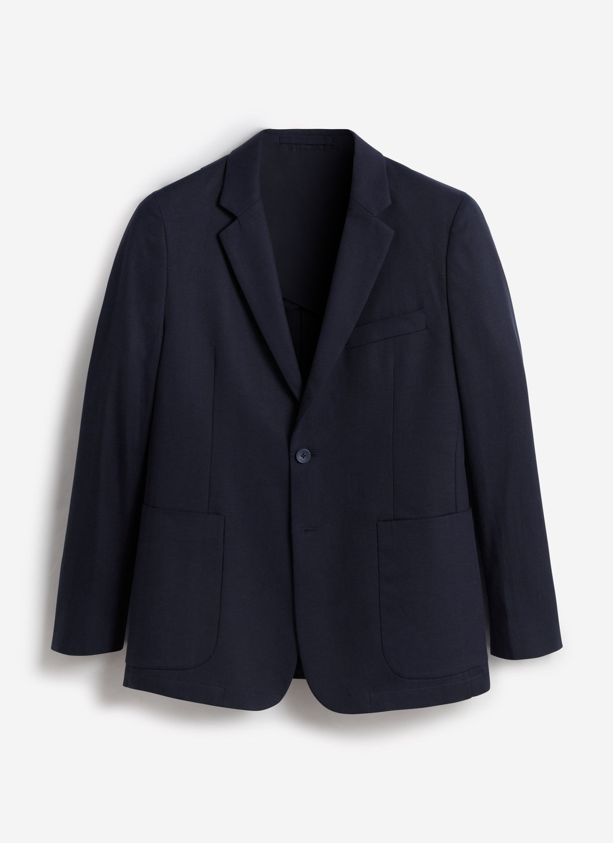 Men's Regular Fit Suit - Suit Blazer - Navy Blue - Lyocell