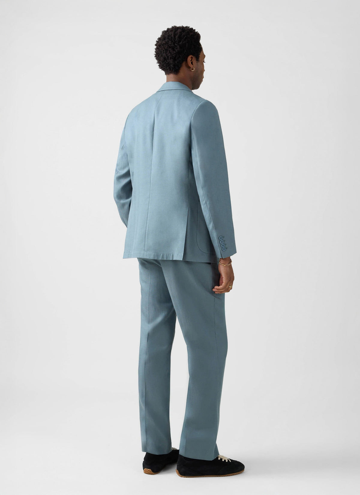 Lyocell Regular Blazer - Slate Blue