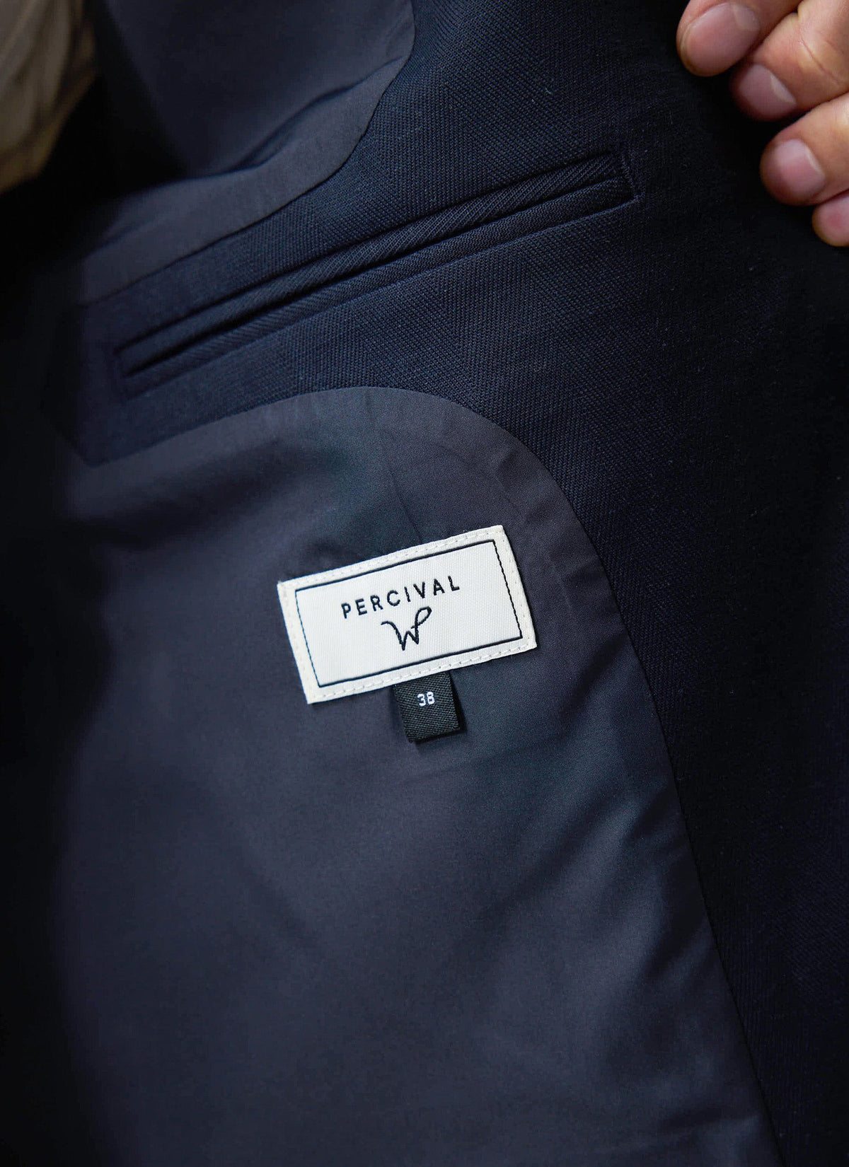 Men's Tailored Blazer - Suit Jacket - Percival x Warren - Navy Blue