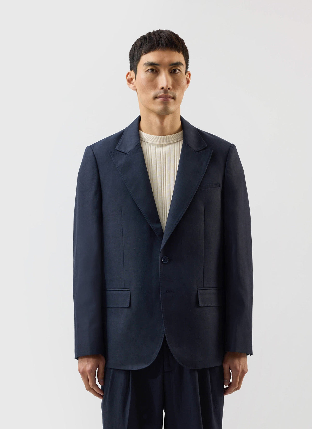 Men's Tailored Blazer - Suit Jacket - Percival x Warren - Navy Blue