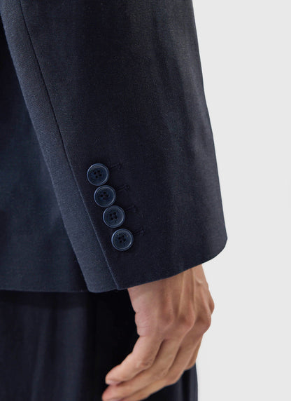Men's Tailored Blazer - Suit Jacket - Percival x Warren - Navy Blue