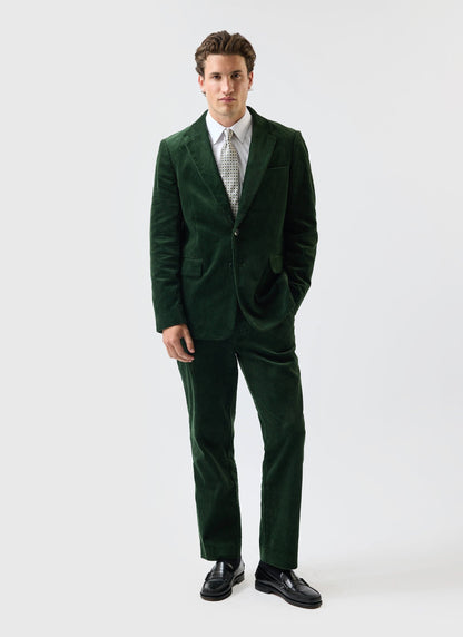 Tailored Blazer - Chunky Cord - Forest