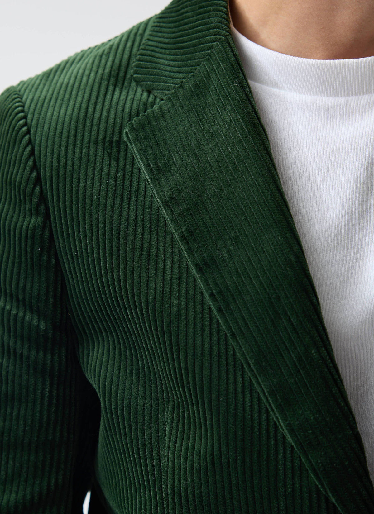 Tailored Blazer - Chunky Cord - Forest