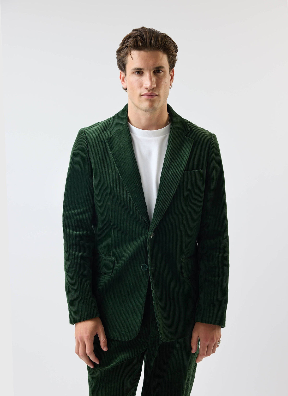 Tailored Blazer - Chunky Cord - Forest