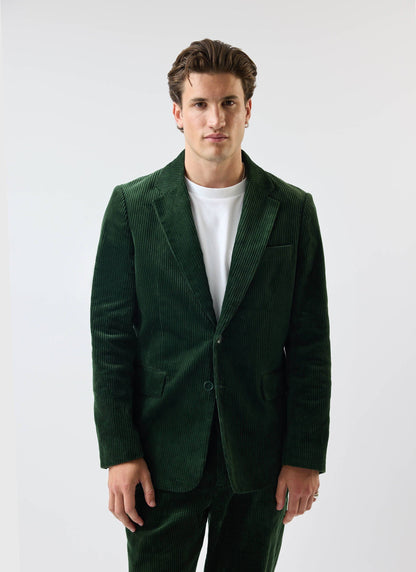 Tailored Blazer - Chunky Cord - Forest