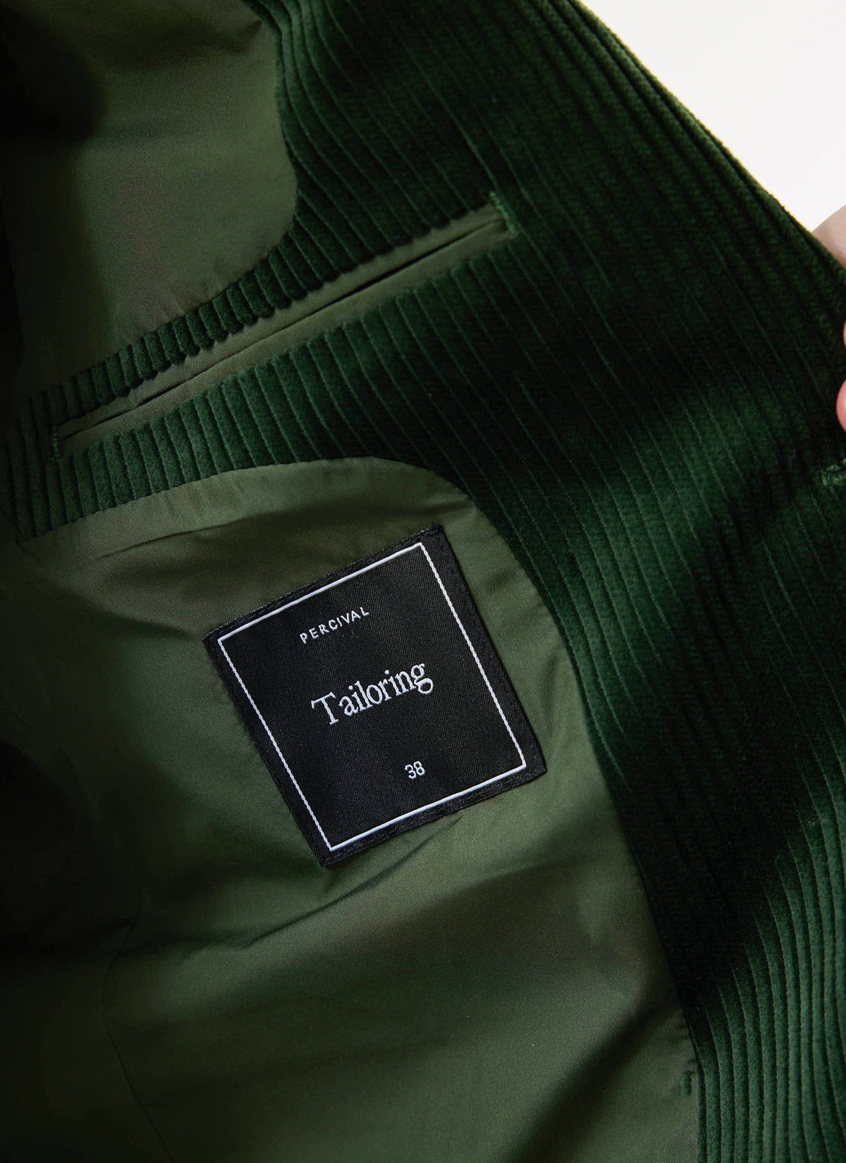 Tailored Blazer - Chunky Cord - Forest