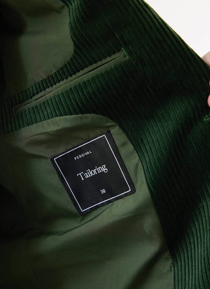 Tailored Blazer - Chunky Cord - Forest