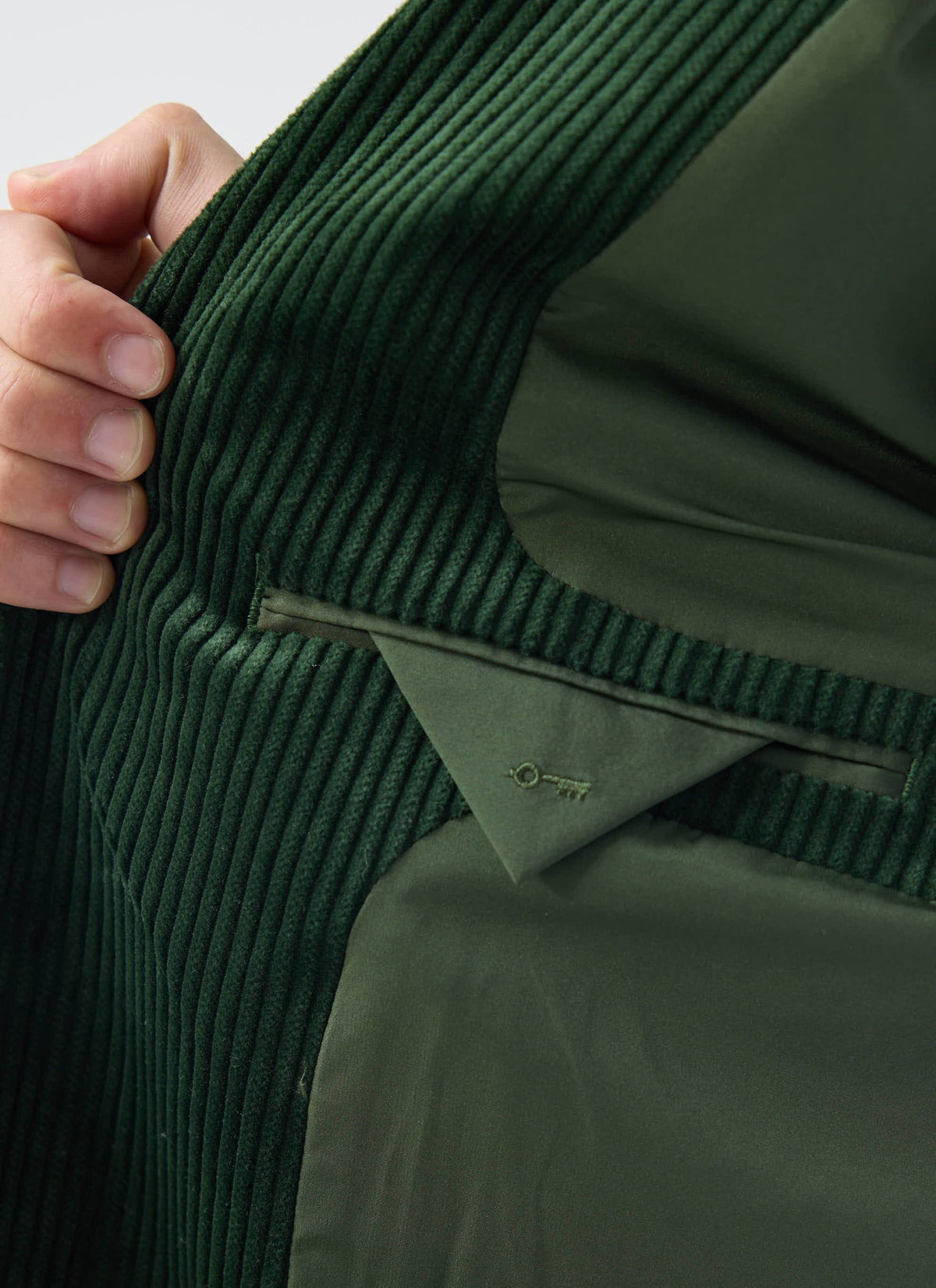 Tailored Blazer - Chunky Cord - Forest