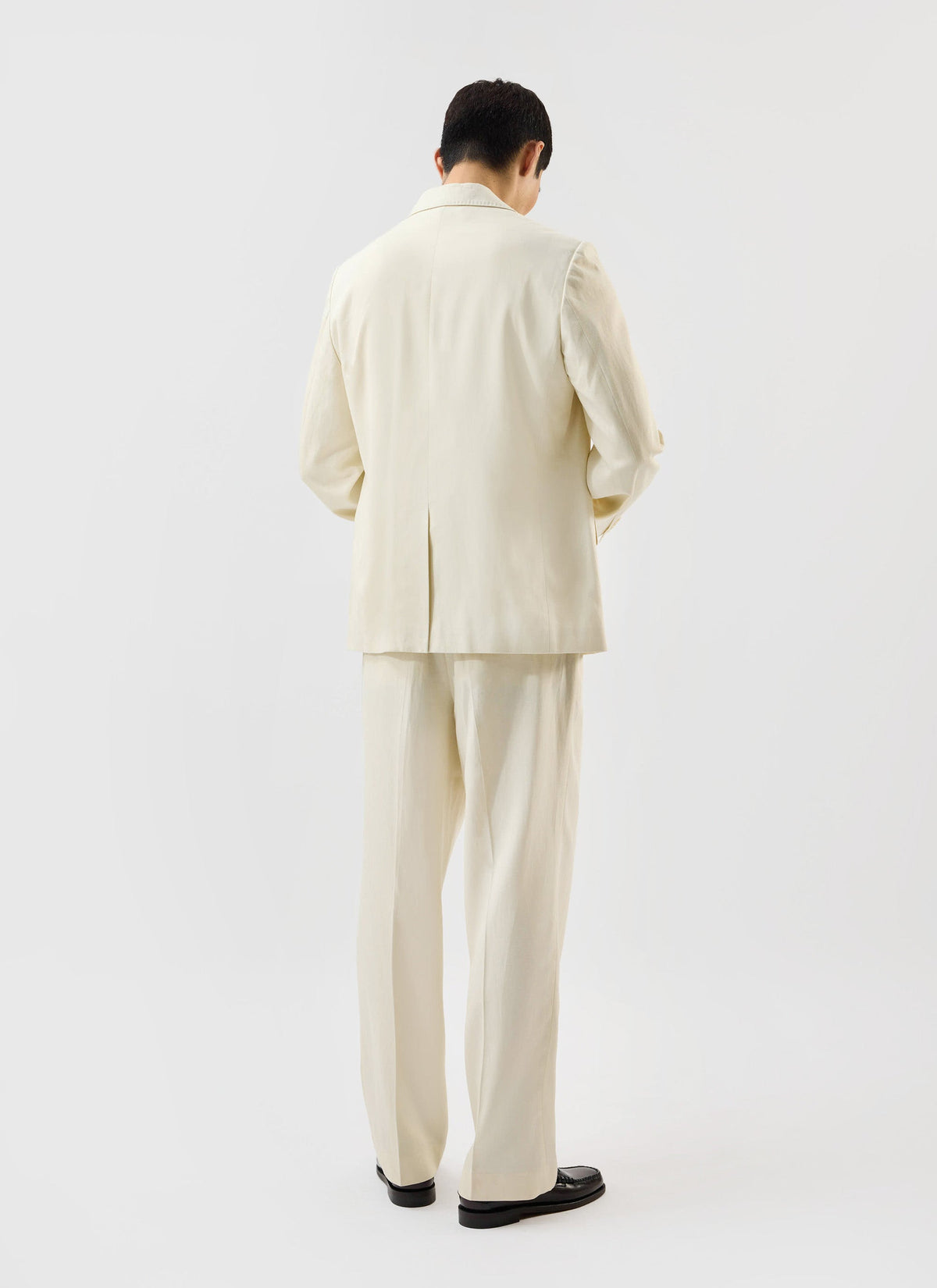 Men's Tailored Blazer - Suit Jacket - Percival x Warren - Ecru Cream